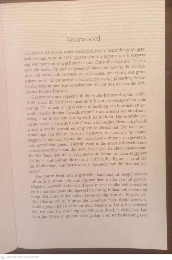 Op Soek Na Generaal Mannetjies Mentz — Christoffel Coetzee secondhand book