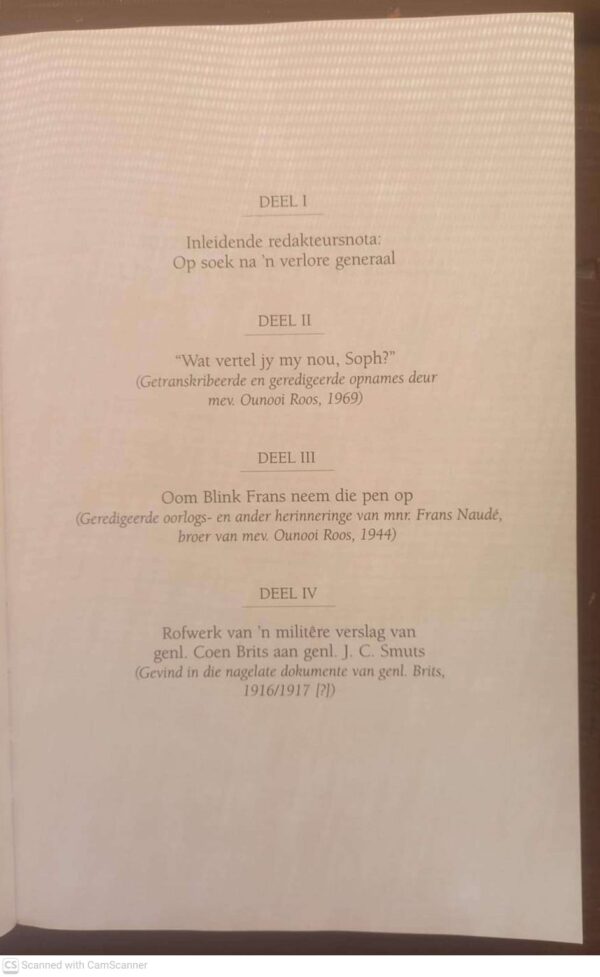 Op Soek Na Generaal Mannetjies Mentz — Christoffel Coetzee secondhand book