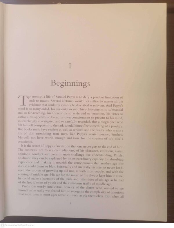 Pepys: A Biography — Richard Lawrence Ollard secondhand book