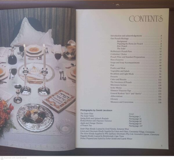 Pesach4 Pesach: Passover Recipe And Guide Book – Herzlia High School Pretoria Project secondhand book