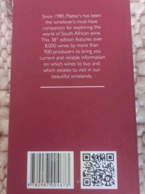 Platter’s South African Wine Guide 2018 — John Platter secondhand book