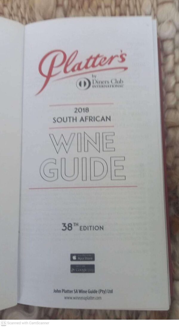 Platter’s South African Wine Guide 2018 — John Platter secondhand book