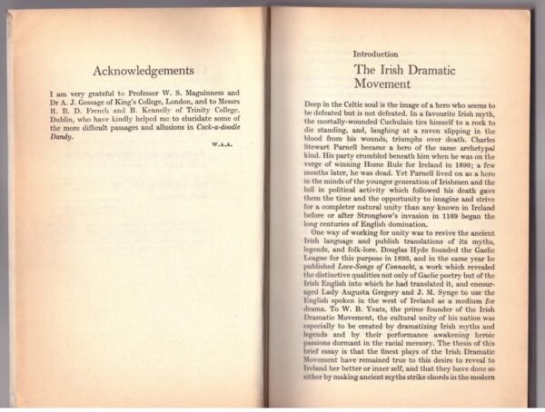 The Playboy Of The Western World And Two Other Irish Plays — Synge, Yeats, O’Casey secondhand book