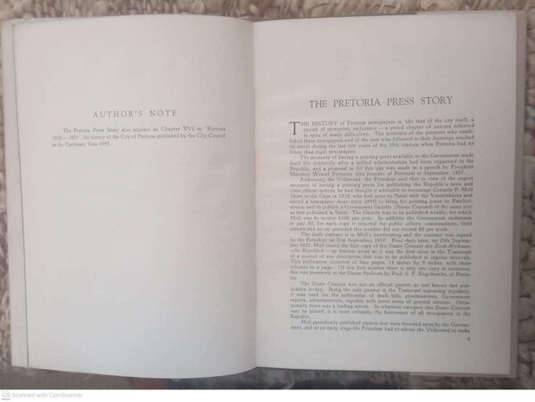 The Pretoria Press Story — H. P. H. Behrens secondhand book