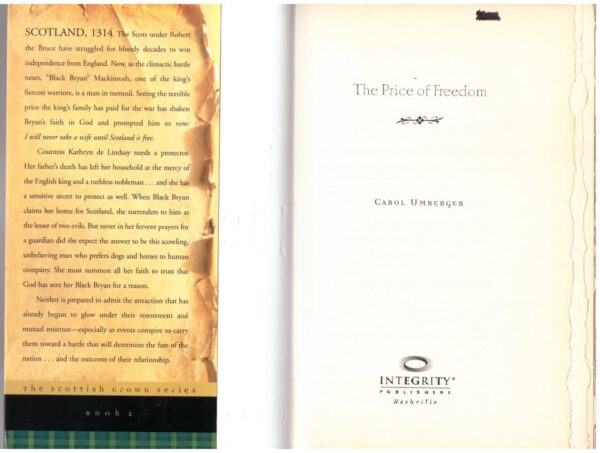 Price of Freedom3 The Price Of Freedom — Carol Umberger secondhand book