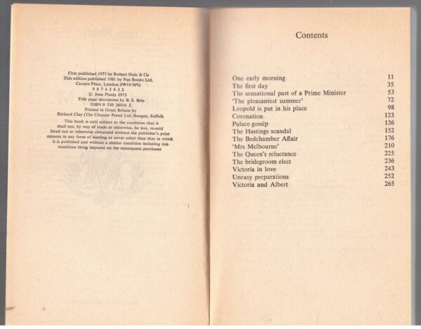 The Queen And Lord M — Jean Plaidy secondhand book