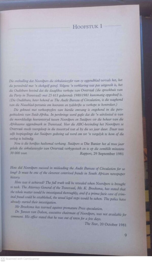 Saktyd Vir Die Persbaas — Dirk Richard secondhand book