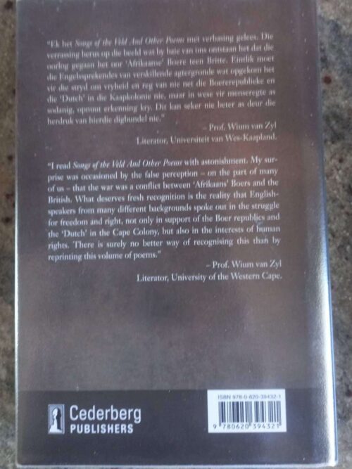 Songs Of The Veld And Other Poems *GETEKEN* secondhand book