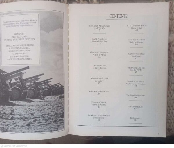 South Africa In World War II: 50 Years — Joel Mervis secondhand book