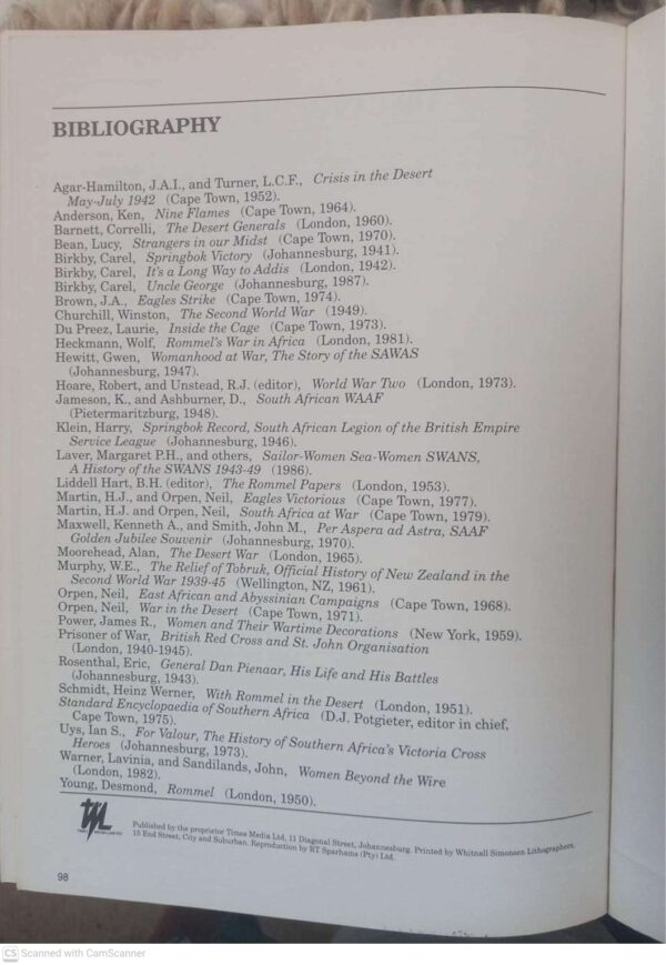 South Africa In World War II: 50 Years — Joel Mervis secondhand book