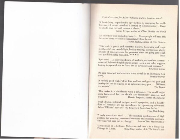 The Dragon’s Tail — Adam Williams secondhand book