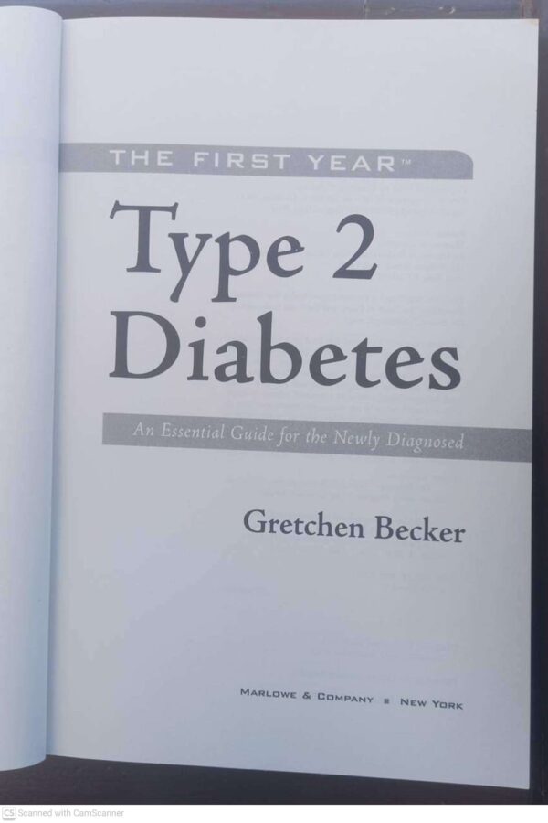 The First Year: Type 2 Diabetes – Gretchen Becker secondhand book