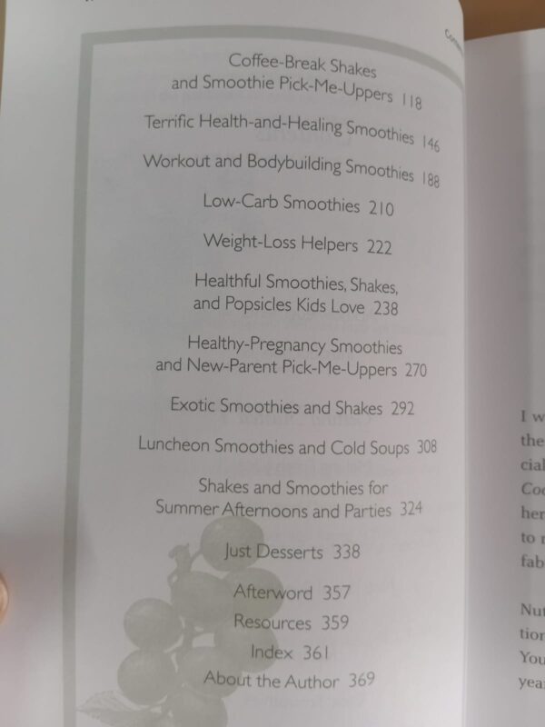 The Ultimate Smoothie Book – Cherie Calbom secondhand book