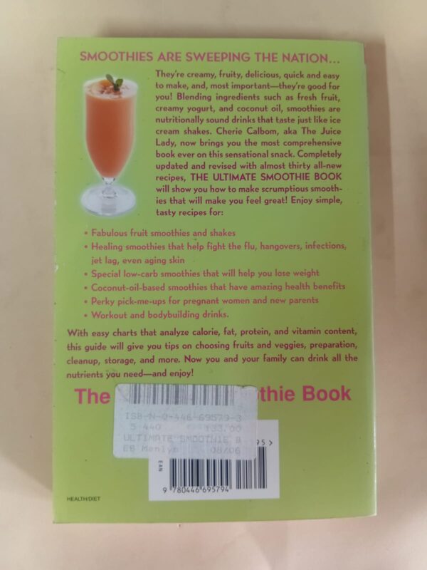 The Ultimate Smoothie Book – Cherie Calbom secondhand book
