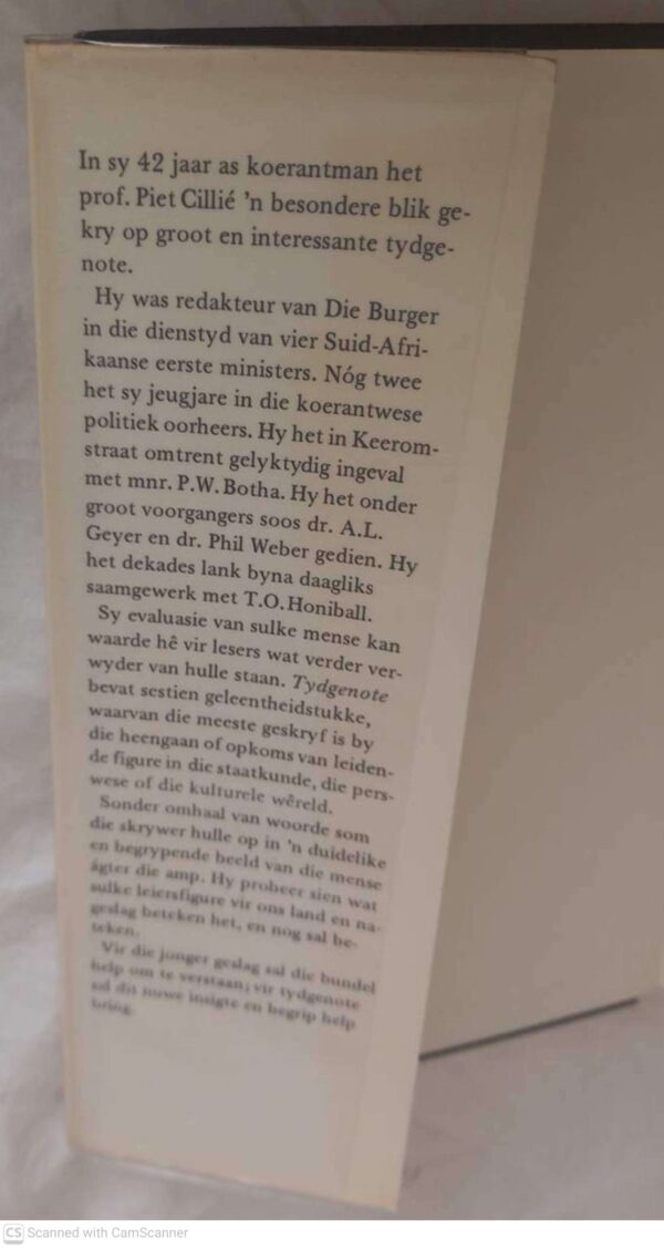 Tydgenote — P. J. Cillié secondhand book