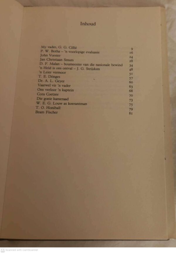 Tydgenote — P. J. Cillié secondhand book