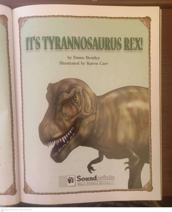 Tyrannosaurus Rex4 Smithsonian’s Prehistoric Pals: It’s Tyrannosaurus Rex — Dawn Bentley secondhand book