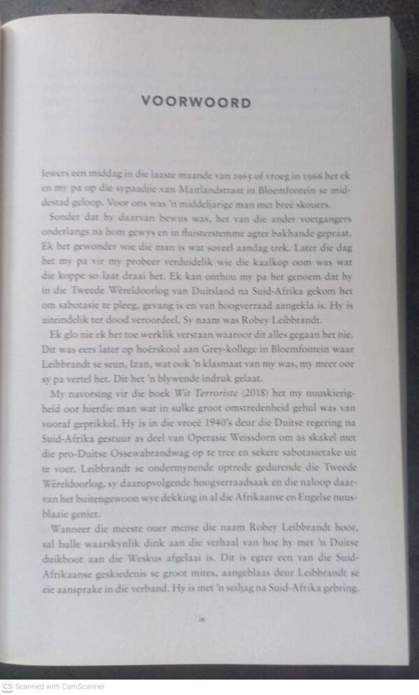 Robey Leibbrandt: ‘n Lewe Van Fanatisme – Albert Blake secondhand book