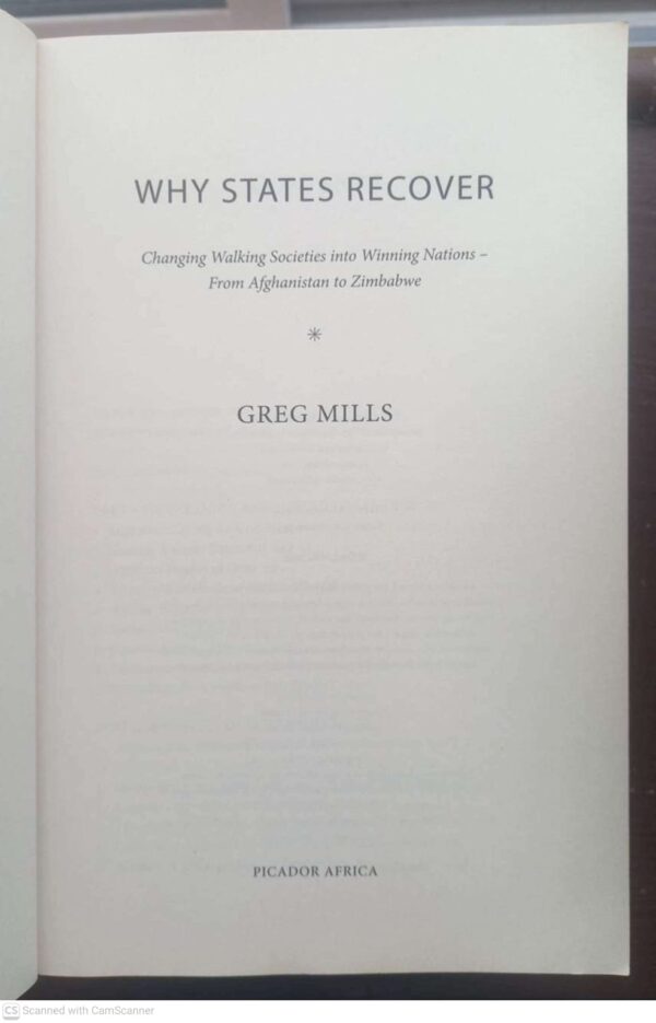 Why States Recover — Greg Mills secondhand book