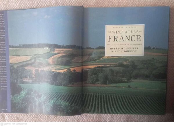 Wine Atlas of France5 The Wine Atlas Of France And Traveller’s Guide To The Vineyards – Hubrecht Duijker, Hugh Johnson secondhand book