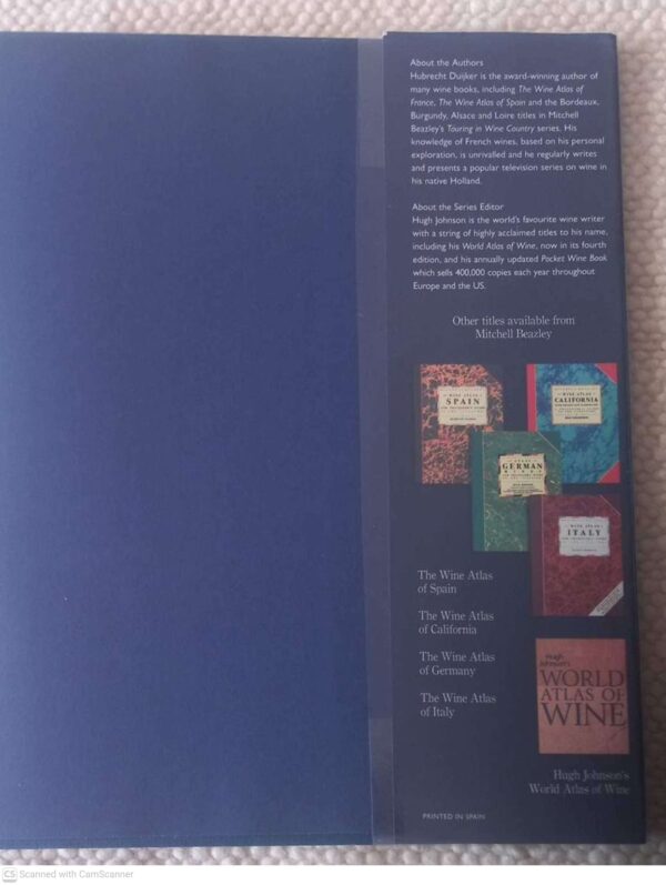 Wine Atlas of France7 The Wine Atlas Of France And Traveller’s Guide To The Vineyards – Hubrecht Duijker, Hugh Johnson secondhand book