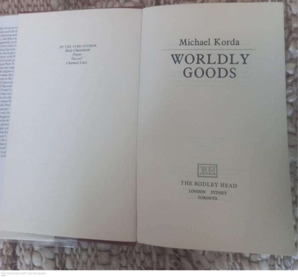 Worldly Goods5 Worldly Goods — Michael Korda secondhand book