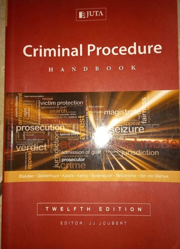Juta Criminal Procedure Handbook – J.R Du Toit Et Al. secondhand book