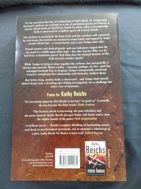 Break No Bones – Kathy Reichs secondhand book