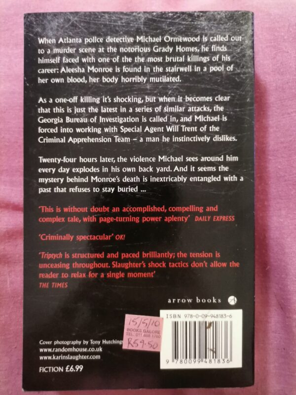 Triptych – Karin Slaughter secondhand book