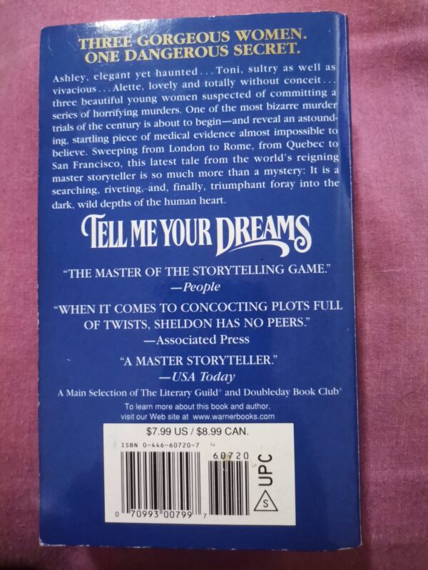 Tell Me Your Dreams – Sidney Sheldon secondhand book