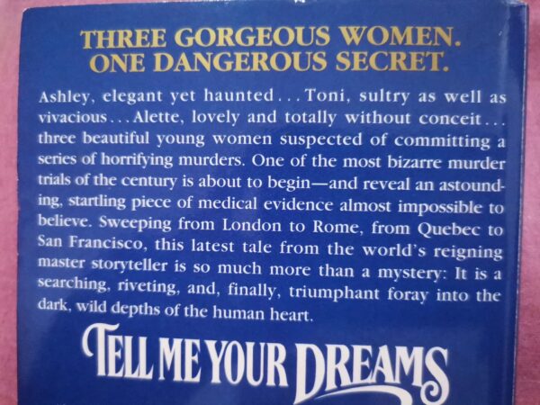 Tell Me Your Dreams – Sidney Sheldon secondhand book