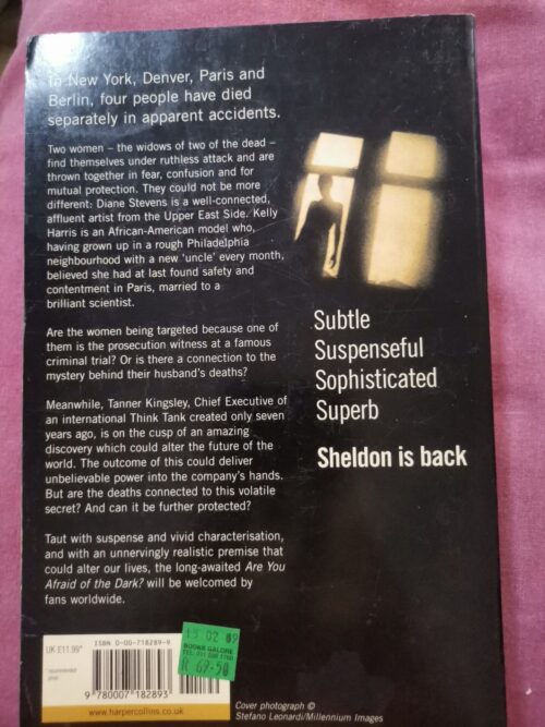 Are You Afraid Of The Dark? – Sidney Sheldon secondhand book