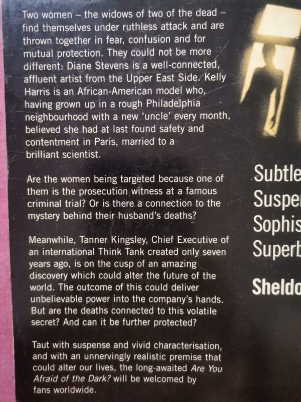 17730596367176461814127385180988 Are You Afraid Of The Dark? – Sidney Sheldon secondhand book