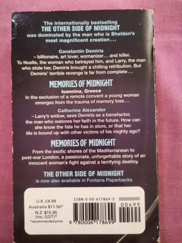 Memories Of Midnight – Sidney Sheldon secondhand book