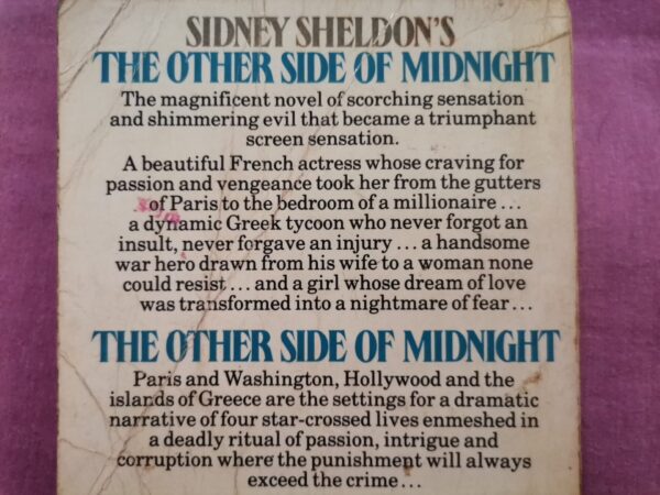 The Other Side Of Midnight – Sidney Sheldon secondhand book
