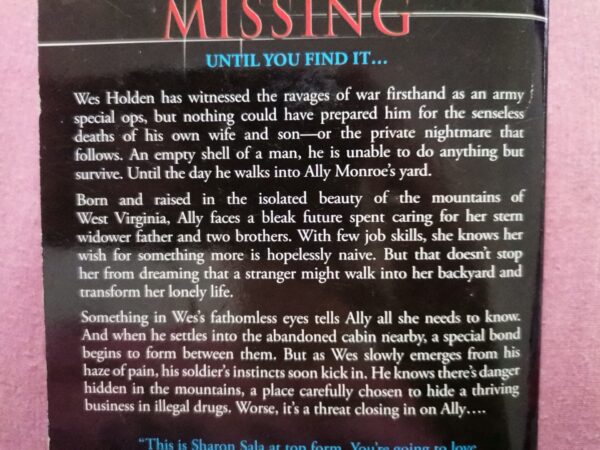 17730629656871578509656195636418 Missing – Sharon Sala secondhand book