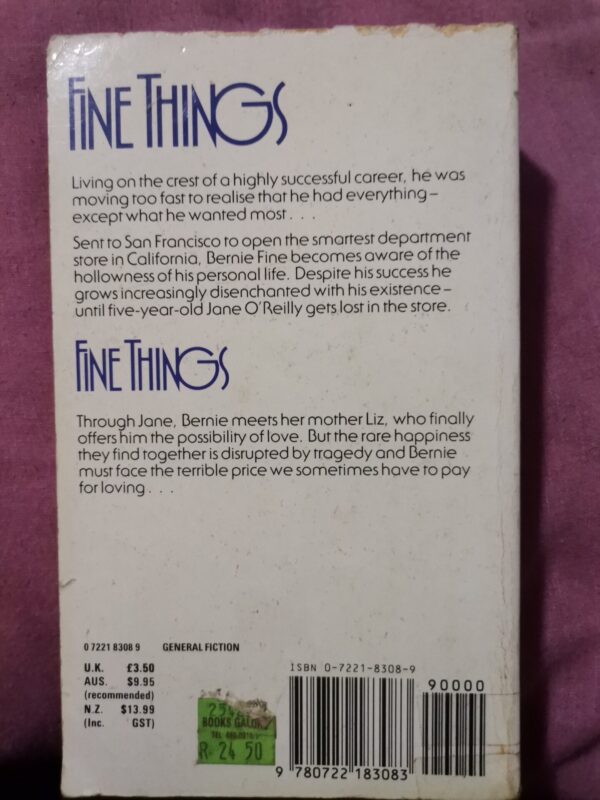 Fine Things – Danielle Steel secondhand book