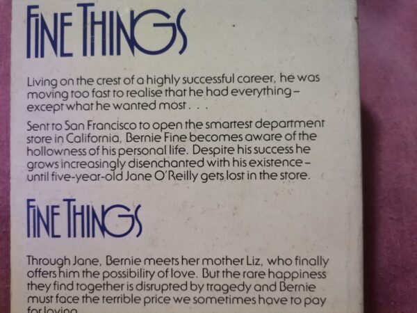 Fine Things – Danielle Steel secondhand book