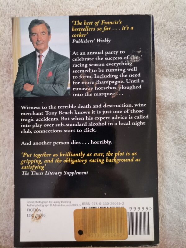 17731341757816918819694180856964 Proof – Dick Francis secondhand book