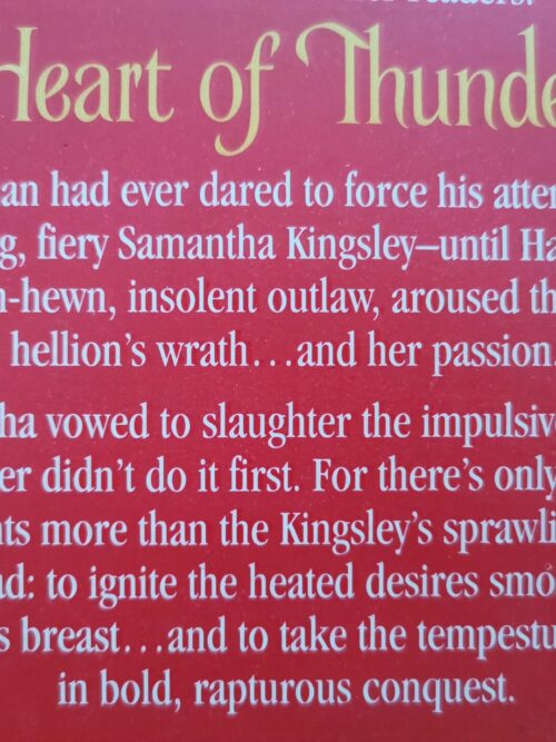 Heart Of Thunder – Johanna Lindsey secondhand book