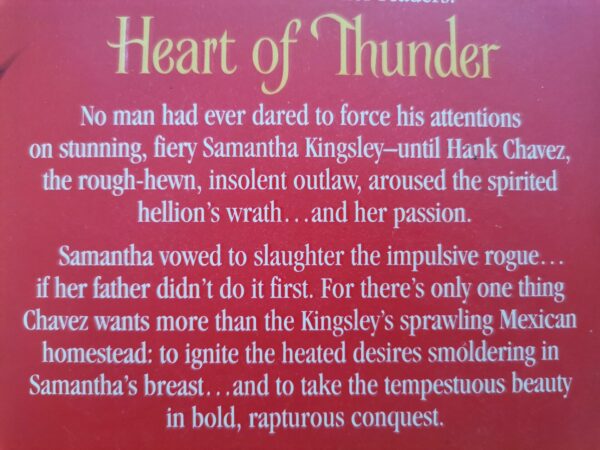 Heart Of Thunder – Johanna Lindsey secondhand book