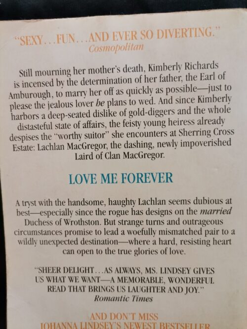 Love Me Forever – Johanna Lindsey secondhand book