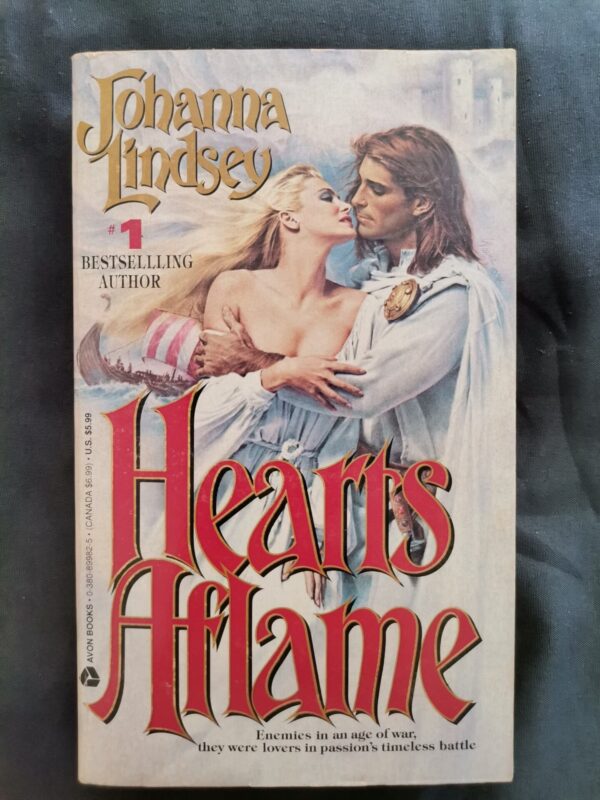 Hearts Aflame – Johanna Lindsey secondhand book