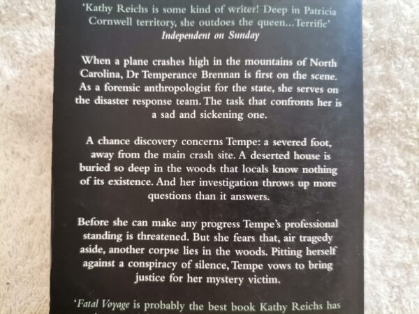 Fatal Voyage – Kathy Reichs secondhand book