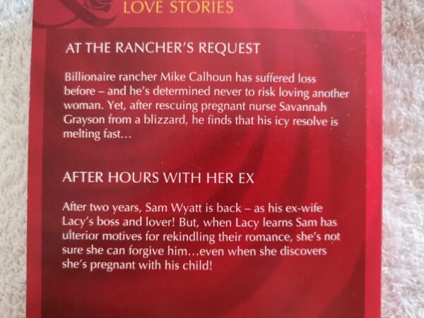 At The Rancher’s Request | After Hours With Her Ex (2-in-1) – Sara Orwig, Maureen Child secondhand book
