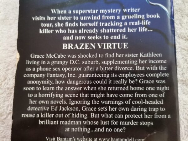 Brazen virtue – Nora Roberts secondhand book