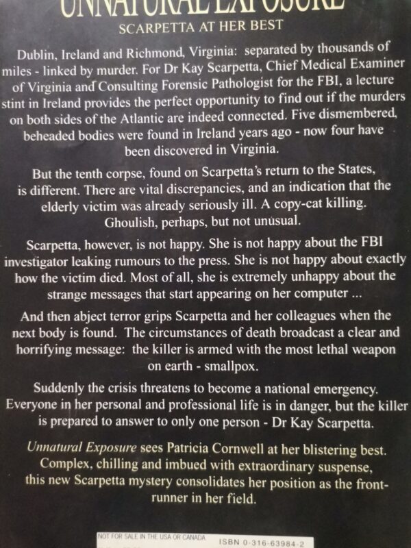 17733097253803118426286444811164 Unnatural Exposure – Patricia Cornwell secondhand book
