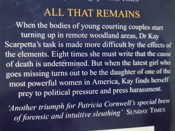 Omnibus: Post Mortem | All That Remains – Patricia Cornwell secondhand book