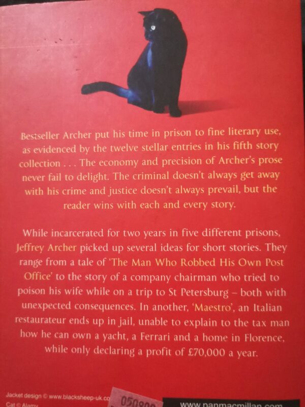 Cat O’nine Takes – Jeffrey Archer secondhand book