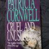 Cruel And Unusual – Patricia Cornwell secondhand book